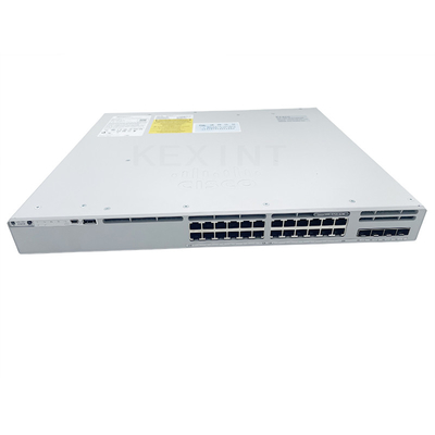 C9300L 24 Port POE 4x10G Netzwerk-Switch C9300L-24P-4X-E ​​für Sicherheit / IoT / Cloud